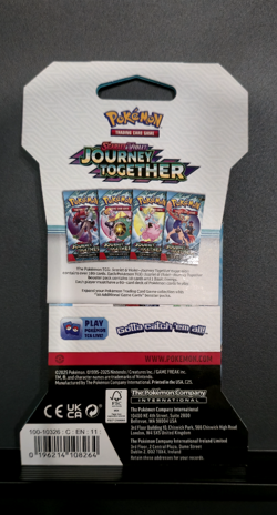 Pokemon Scarlet & Violet Journey Together Sleeved Booster- Lot of 4 Auction! - Image 3