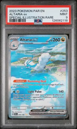 Pokemon TCG Altaria ex 253/182 Paradox Rift Special Illustration Rare PSA 9 - Image 1