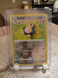 Pokemon TCG Snorlax Reverse Holo Rare Crown Zenith 109/159 (LP) - Image 1