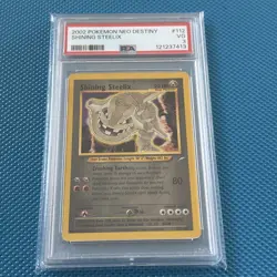 PSA 3 Shining Steelix 2002 Neo Destiny Secret Rare 112/105 WOTC Pokemon - Image 2