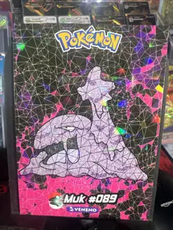 Muk #89 - Cracked Ice Holo - Crystal Collection 2024 - Pokemon Card - Image 1