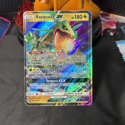 Rayquaza GX 109/168 NM+ Ultra Rare - Celestial Storm - Pokemon TCG 2018 - Image 1