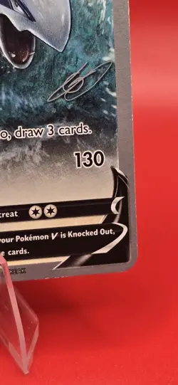 Pokemon Sword & Shield Silver Tempest Lugia V 138/195 Rare - Image 4