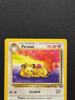 Pokemon TCG Persian 42/64 Jungle Set Uncommon Near Mint 1999 WoTC Unlimited - Image 3