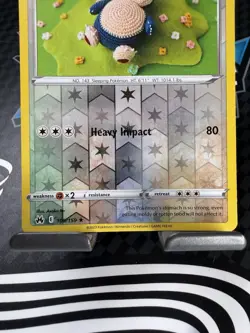 Snorlax 109/159 Crown Zenith Reverse Holo - Pokemon TCG LP - Image 3