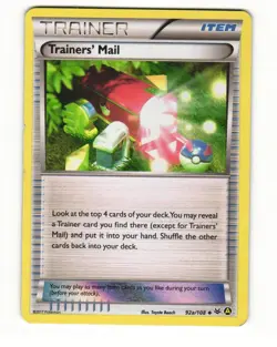 Trainers' Mail 92a/108 Uncommon 2015 Roaring Skies Pokemon HP - Image 1