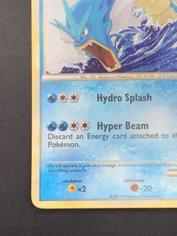 Pokemon TCG Gyarados Cosmos Holo Rare Heartgold Soulsilver 4/123 - Image 4
