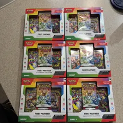Pokemon TCG First Partner Illustration Collection Series 1 Box UNOPENED - Image 1
