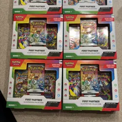 Pokemon TCG First Partner Illustration Collection Series 1 Box UNOPENED - Image 3