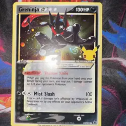 Greninja Star SWSH144 SWSH Sword & Shield Promo Holo Gold Star Pokemon SWIRLING - Image 5