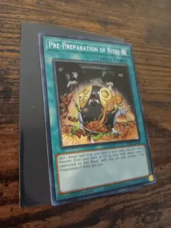 Yugioh Pre-Preparation of Rites RA01-EN055 1st Edition Secret Rare NM ENG - Image 2