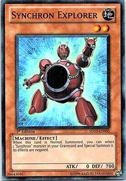 Synchron Explorer 5DS3-EN005 Yu-Gi-Oh! Light Play 1st Edition - Image 1