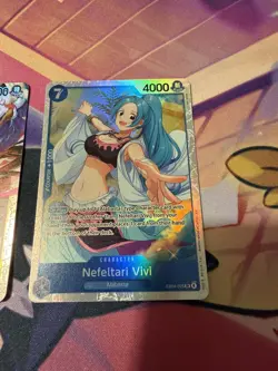 One Piece Boa Hancock OP14-112 Super Rare (SR) & Nefeltari Vivi - Image 3