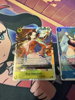 One Piece Boa Hancock OP14-112 Super Rare (SR) & Nefeltari Vivi - Image 4