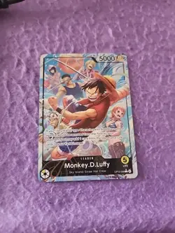 One Piece TCG Adventures On Kami's Island Monkey.D.Luffy Alt Art Leader OP15-098 - Image 1