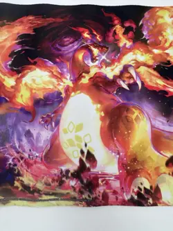 Pokemon TCG Tetra Charizard Battle Field Mat 12"x23" Trading Card Game Accessory - Image 2