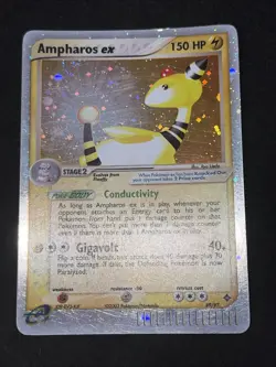 Pokemon Ampharos EX Dragon Holo Ultra Rare Card 89/97~MP! With SWIRL🌀 - Image 1