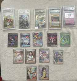 Pokemon TCG Vintage Secret Rare Holo 15 Card Lot - Mega Latias, Zoroark, Trainer - Image 1