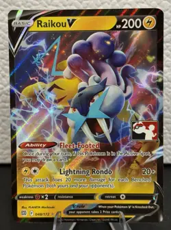 Raikou V Ultra Rare 048/172 Prize Pack Series Cards Pokemon TCG - Image 1