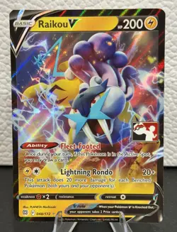 Raikou V Ultra Rare 048/172 Prize Pack Series Cards Pokemon TCG - Image 3