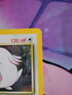 Pokemon Chansey Holo Rare TCG Card Base Set Unlimited 3/102 - Image 2