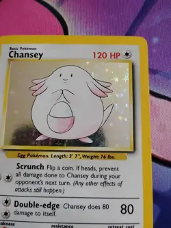 Pokemon Chansey Holo Rare TCG Card Base Set Unlimited 3/102 - Image 4