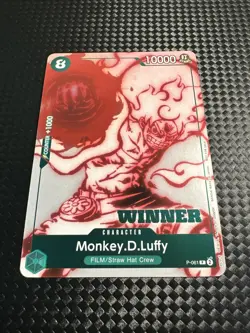 Monkey.D.Luffy (Deck Battle) [Winner] P-061 One Piece Promo Cards Foil English - Image 1
