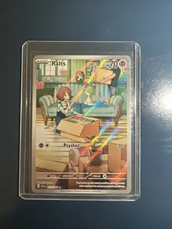 Pokemon TCG Ralts Scarlet & Violet Holo Illustration Rare Card 211/198 Base Set - Image 1