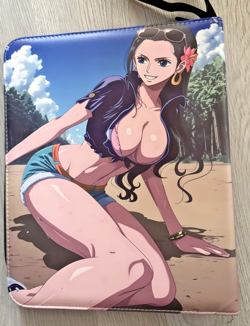 One Piece Trading Card Binder Hankock bundle w Display Cube - Image 2