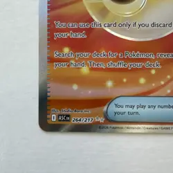 Pokemon Ultra Ball ASC 264/217 Trainer Item Rare Full Art Foil Card 2026 - Image 4