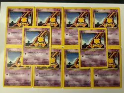 10x Pokemon Abra Base Set Cards 43/102 UNLIMITED Common - Image 1