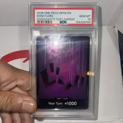 Don Card Donquixote Doflamingo Dp09 One Piece PSA 10 - Image 1