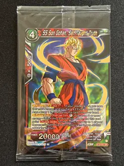 Dragon Ball Super Card Game Sealed SS Gohan Self Taught Truth Foil Card SR - Image 1