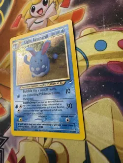 Pokemon Card TCG Neo Destiny Light Azumarill 13/105 Holo 2001 NM - Image 2