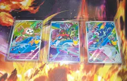 Pokemon First Partner 30th: Rowlet, Litten, Popplio, Set 3 Cards Alola Region - Image 1