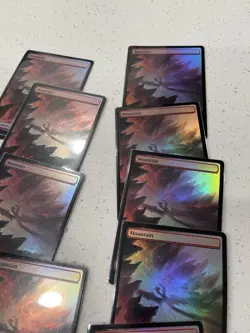 MTG Tarkir Dragonstorm Foil Mountain Lot 11 Cards - Image 5