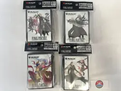 4packset Magic The Gathering FINAL FANTASY Players Card sleeves MTG - Image 1