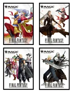 4packset Magic The Gathering FINAL FANTASY Players Card sleeves MTG - Image 3