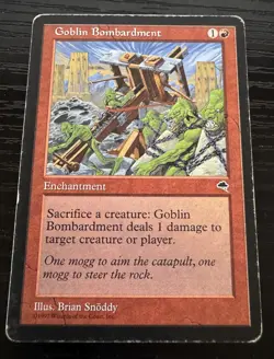 Goblin Bombardment - Tempest MTG Magic the Gathering - Image 1