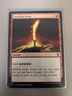 Seething Song / MTG Magic The Gathering / Commander 2021 Regular - Image 1