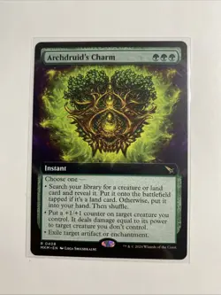 Archdruid's Charm - Extended Art - Murders At Karlov Manor - NM - MTG - English - Image 1