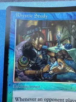 Rhystic Study 45/143 FOIL!! Prophecy VINTAGE Magic The Gathering 2000 - Image 3