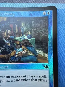 Rhystic Study 45/143 FOIL!! Prophecy VINTAGE Magic The Gathering 2000 - Image 4