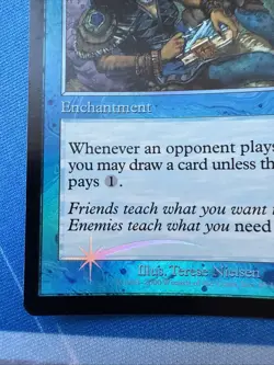 Rhystic Study 45/143 FOIL!! Prophecy VINTAGE Magic The Gathering 2000 - Image 5