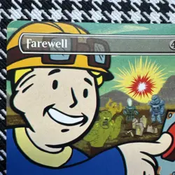 Universes Beyond: Fallout #353 Farewell (Borderless) NM NON FOIL - Image 2