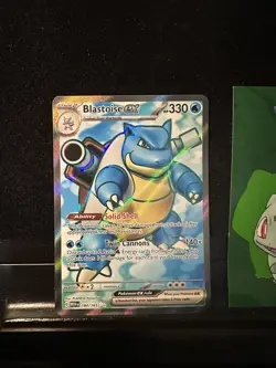 Pokemon Card Blastoise EX 184/165 S&V Ultra Rare Full Art 090💎NM💎 - Image 1