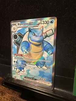 Pokemon Card Blastoise EX 184/165 S&V Ultra Rare Full Art 090💎NM💎 - Image 2