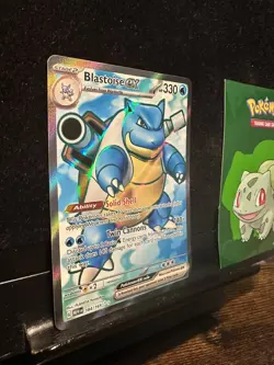 Pokemon Card Blastoise EX 184/165 S&V Ultra Rare Full Art 090💎NM💎 - Image 3