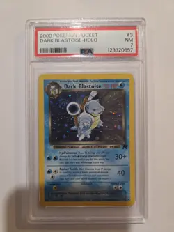 Dark Blastoise-Holo Pokemon Rocket 3 NM PSA 7 - Image 1