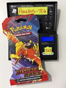 (VERY HEAVY)🔥 32.62g Pokemon TCG Destined Rivals Sleeved Booster Pack Sealed - Image 1